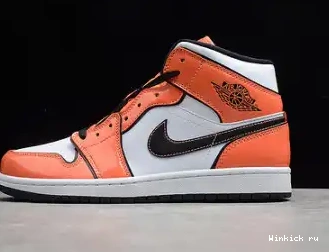 ORANGE” MID AIR “TURF JORDAN 1 0704